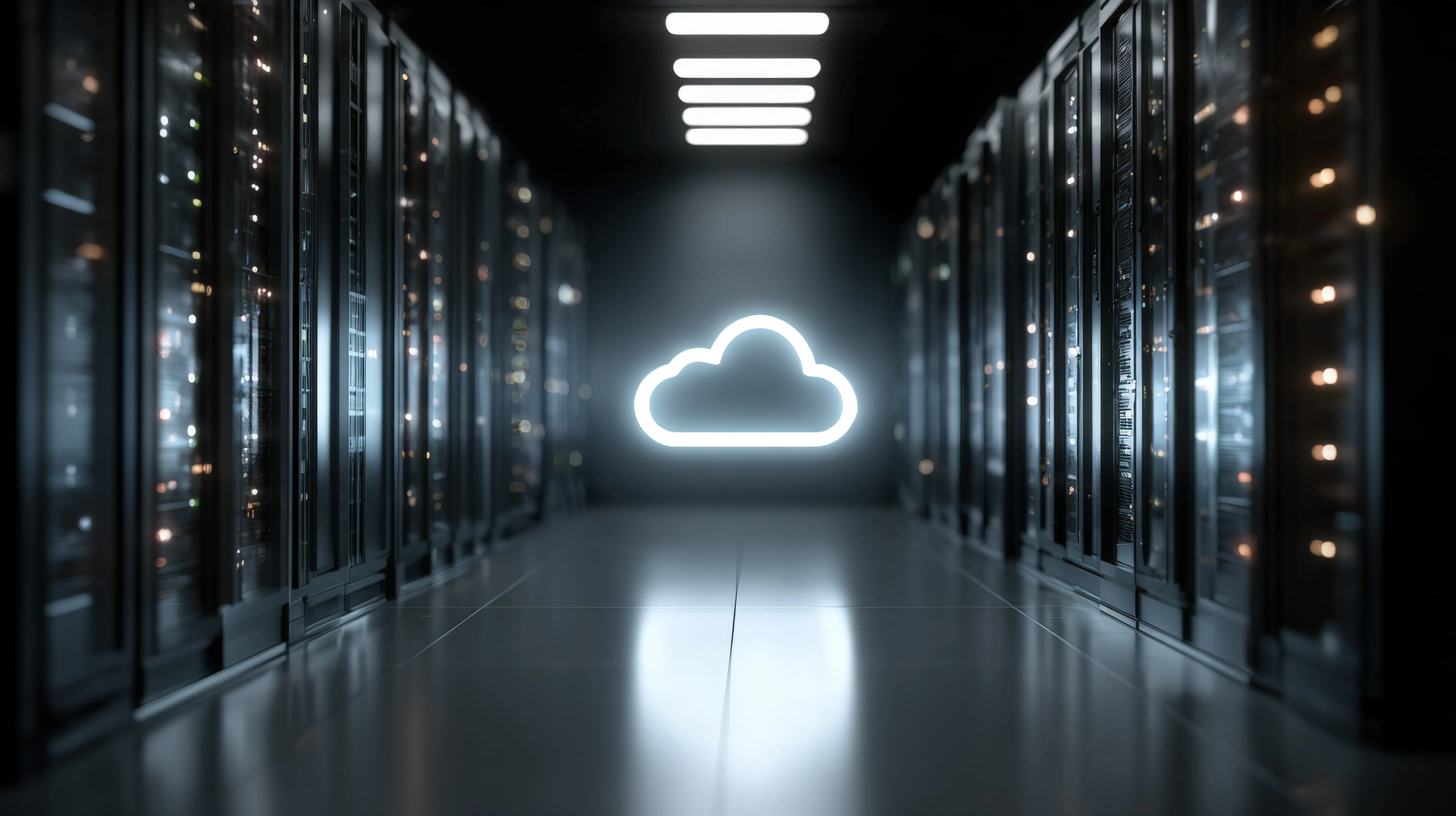 Cloud hosting server room