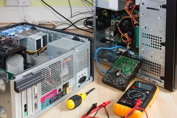 Computer repair workstation