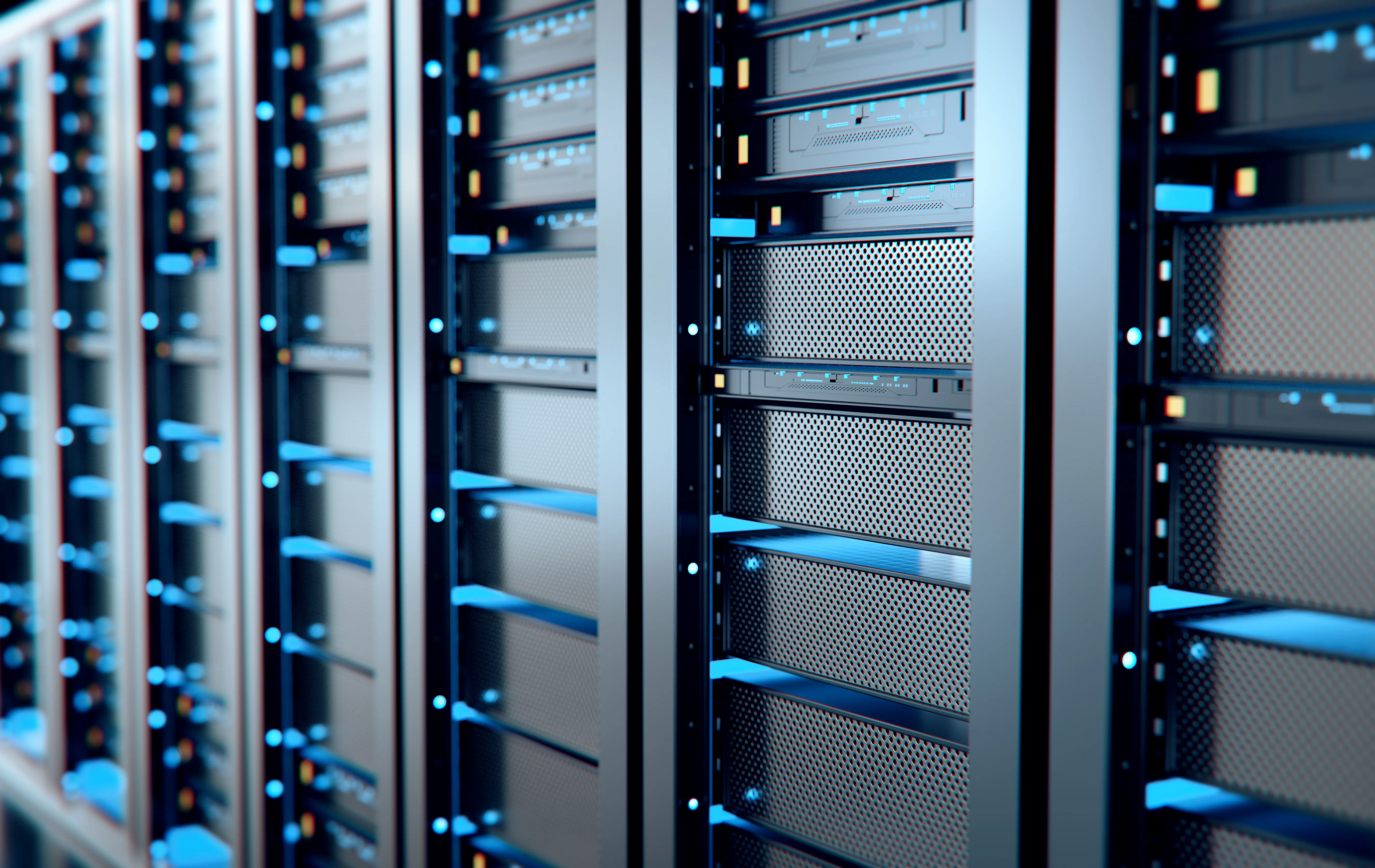 Server rack for shared hosting